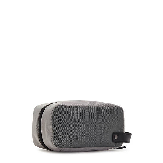 Kipling Riaz Toiletry Bag Bags Duo Grey Black | CA 2168FD